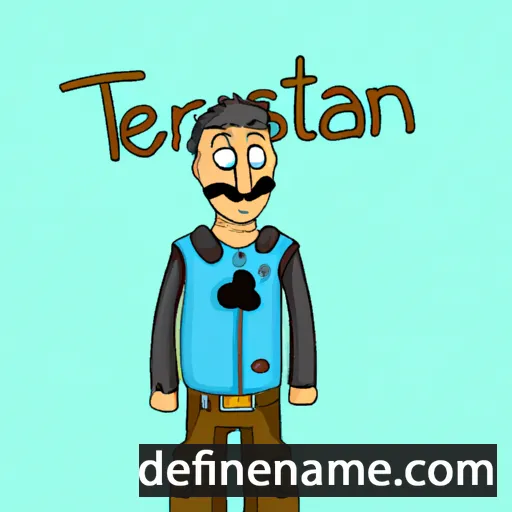 cartoon of the name Terestyén