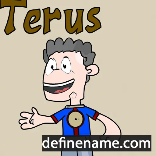 cartoon of the name Tereus