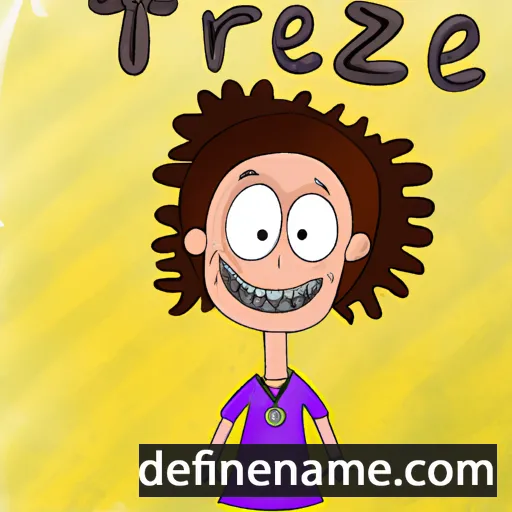 cartoon of the name Tereze