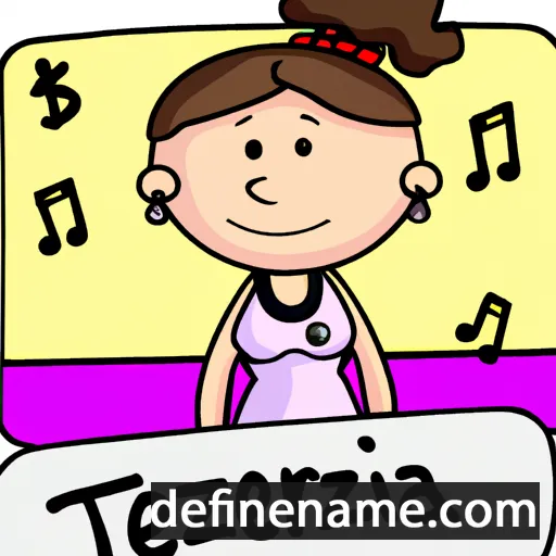 cartoon of the name Terezia