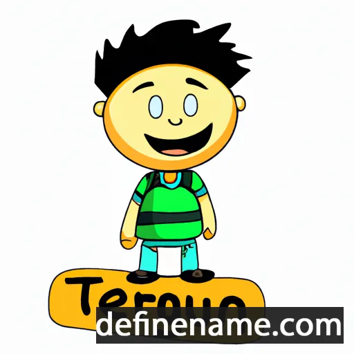 cartoon of the name Tergüün