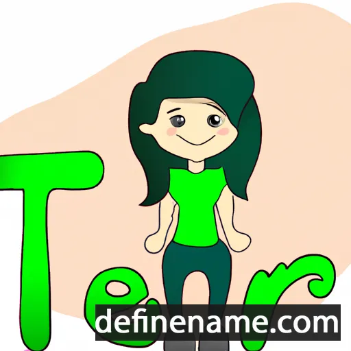 cartoon of the name Teri