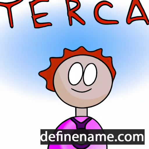 cartoon of the name Terica