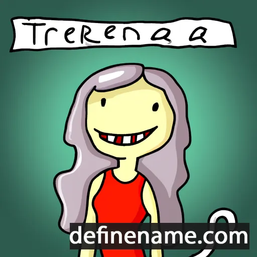 cartoon of the name Teriina