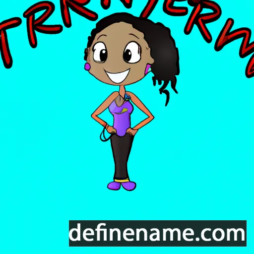 cartoon of the name Terilynn