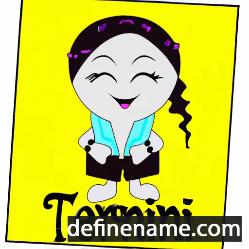 cartoon of the name Terini