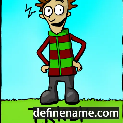 cartoon of the name Terkild