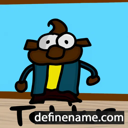 cartoon of the name Terkjel