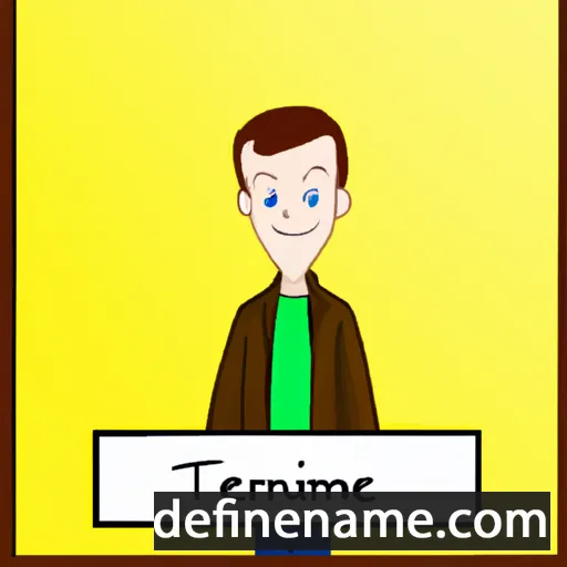 cartoon of the name Termaine