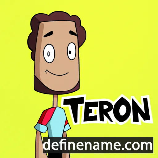 cartoon of the name Teron