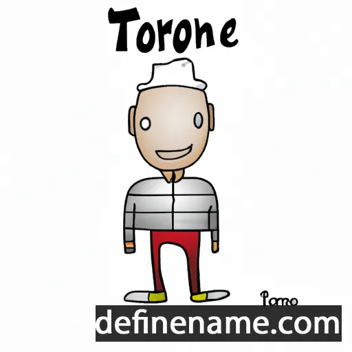 cartoon of the name Terone