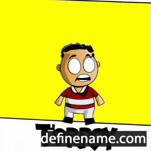 cartoon of the name Teroy