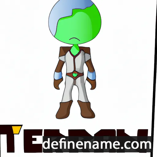 cartoon of the name Terran