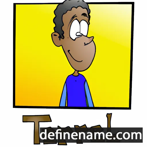 cartoon of the name Terrel