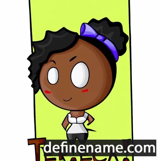 cartoon of the name Terrica