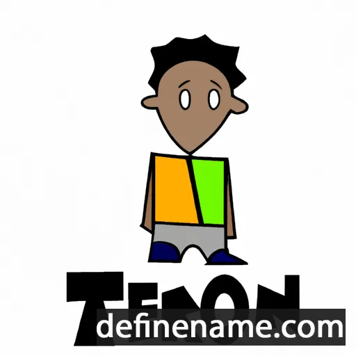 cartoon of the name Terrion