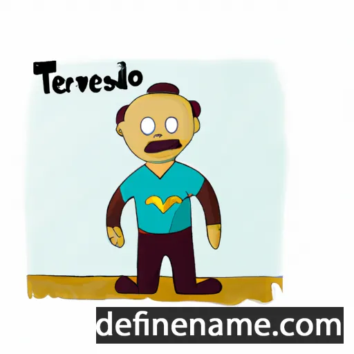 cartoon of the name Tersandro