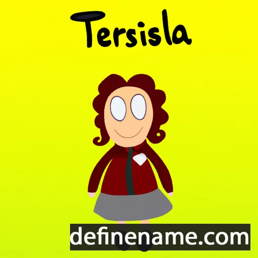 cartoon of the name Tersilla