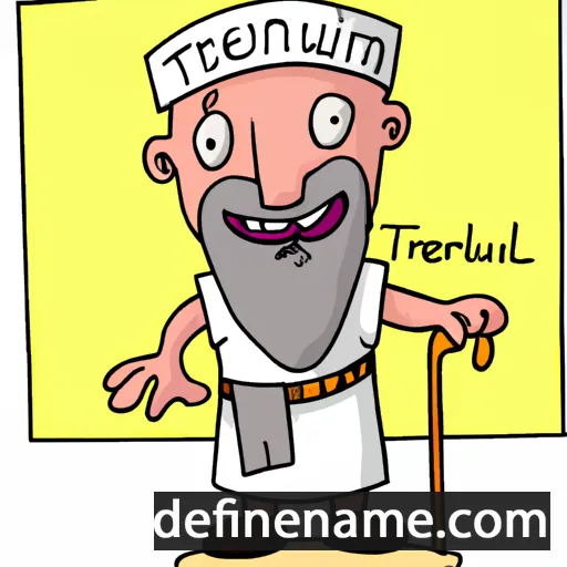 cartoon of the name Tertullian