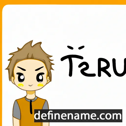 cartoon of the name Teru