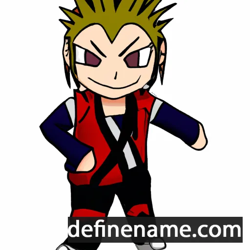 cartoon of the name Teruaki