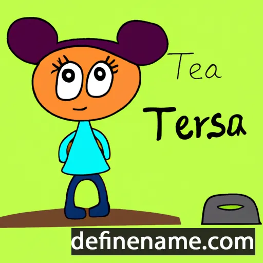 cartoon of the name Teruša