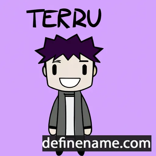 cartoon of the name Teruyo