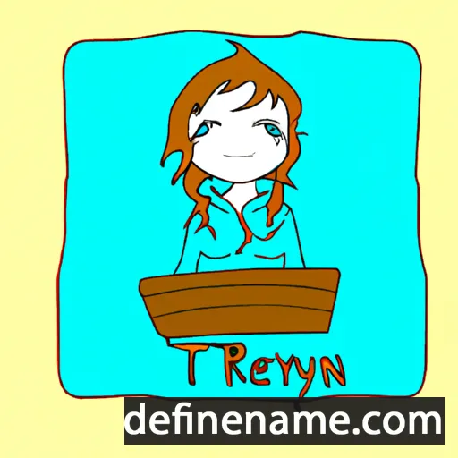 cartoon of the name Teryn