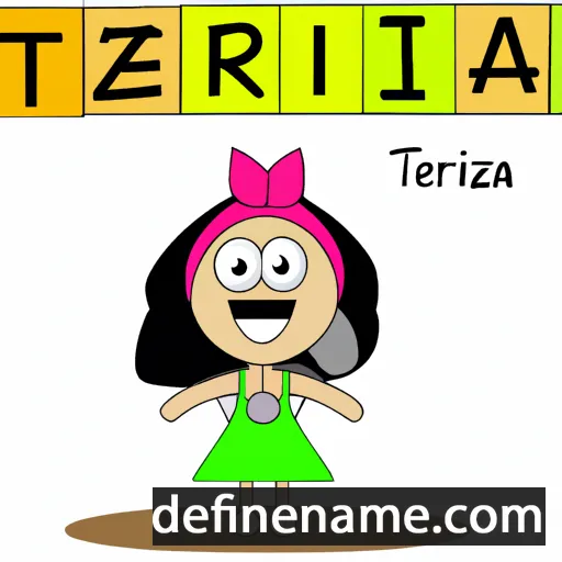 Terzinha cartoon