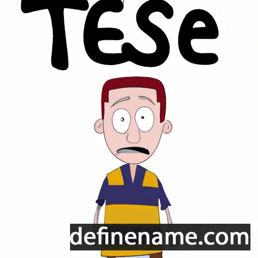 Tesej cartoon