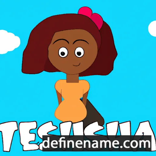 Tesha cartoon