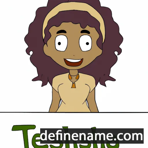 cartoon of the name Tesharna