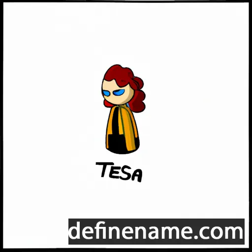 Tesna cartoon