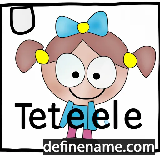 Tesseltje cartoon