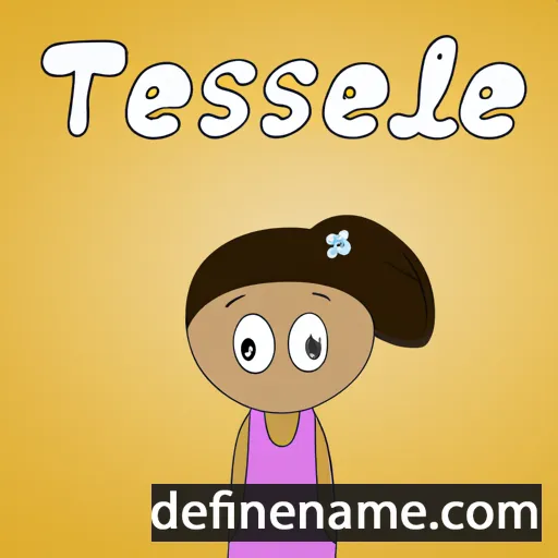 cartoon of the name Tessibel