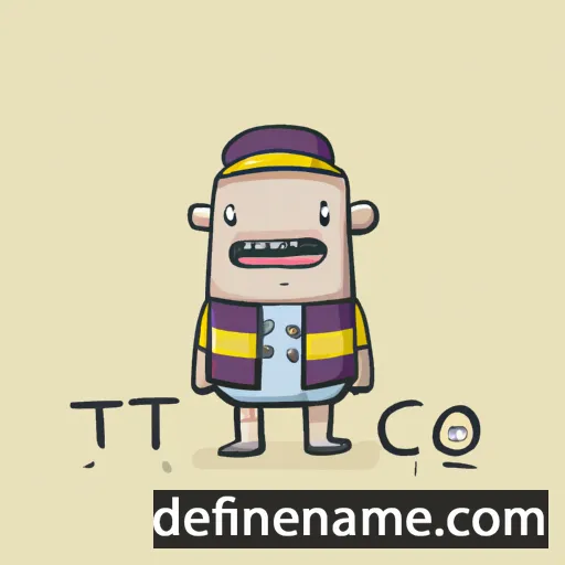 cartoon of the name Tetrico