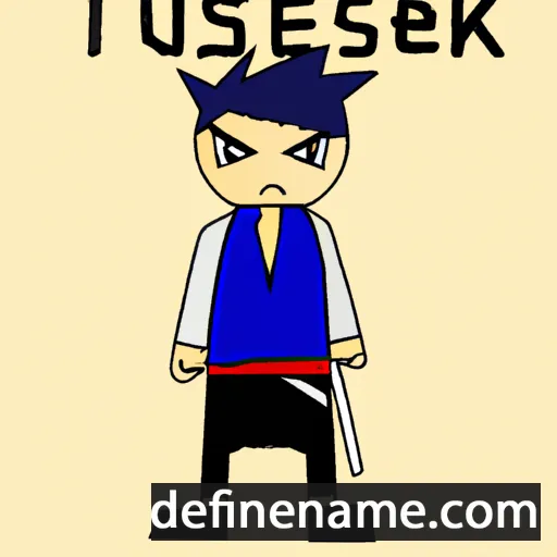 cartoon of the name Tetsuaki