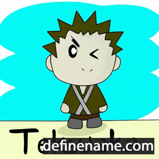 cartoon of the name Tetsuakira