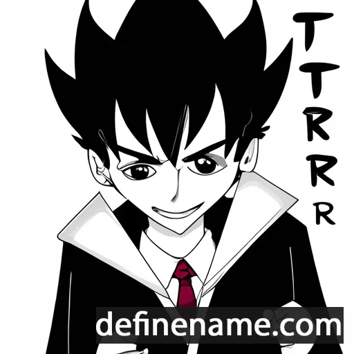 cartoon of the name Tetsujirou