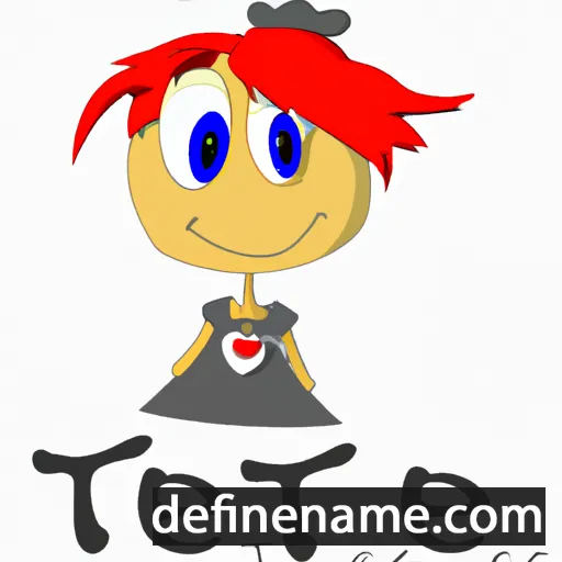 cartoon of the name Tettie