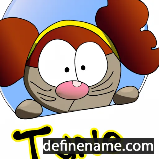 cartoon of the name Teuntje