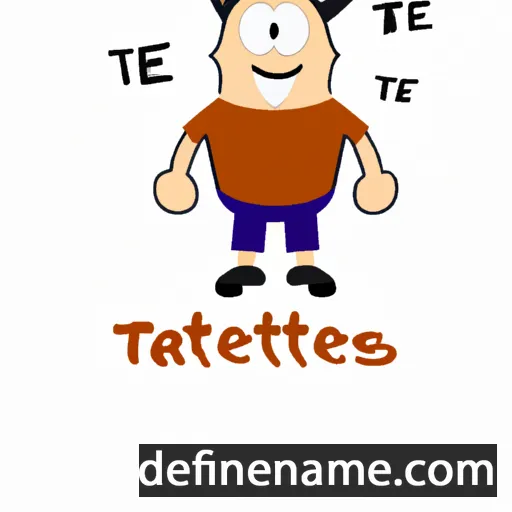 cartoon of the name Teutates