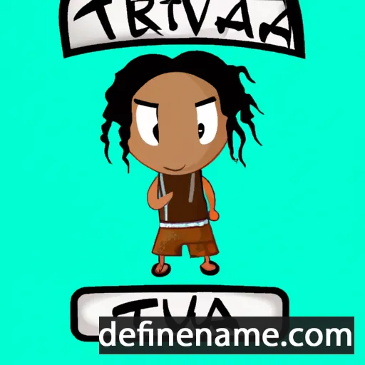 cartoon of the name Tevarua