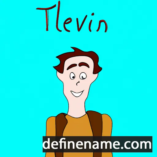 cartoon of the name Tevlin