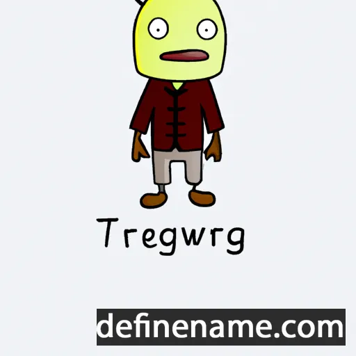 cartoon of the name Tewdrig