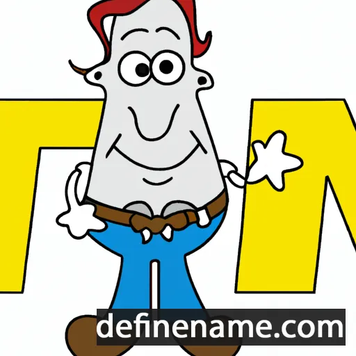 cartoon of the name Texas