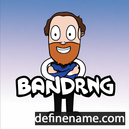 cartoon of the name Þangbrandr