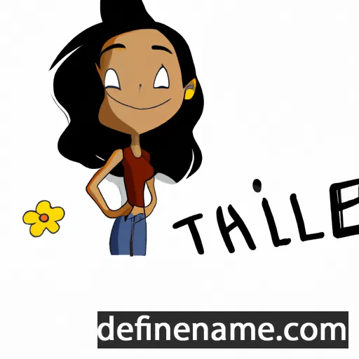 cartoon of the name Thálie