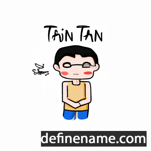 cartoon of the name Thành