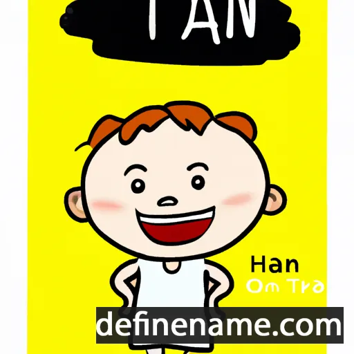 cartoon of the name Thân